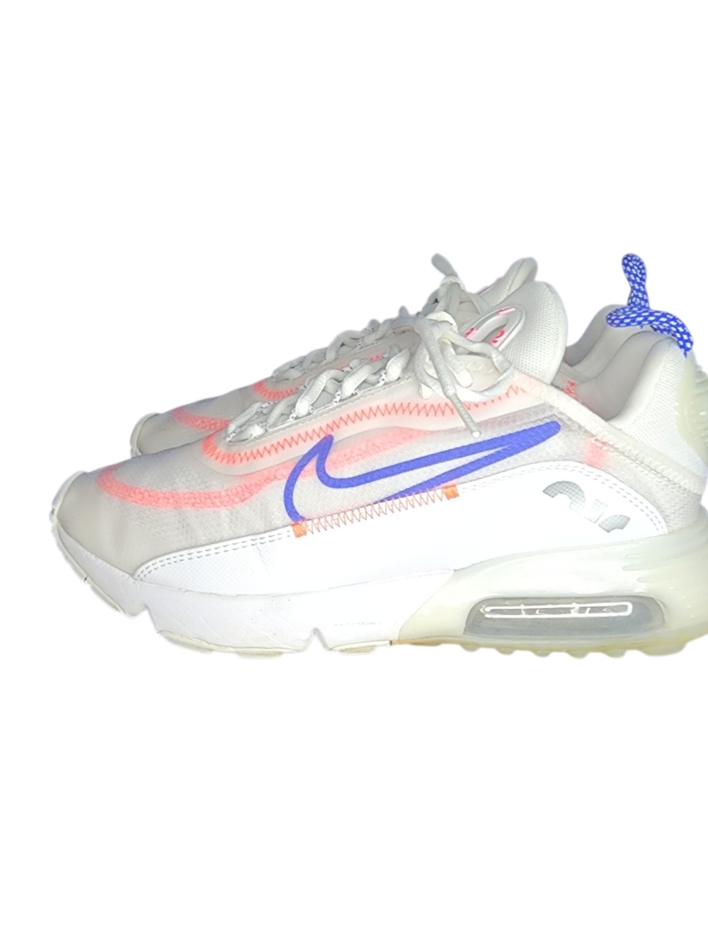 Nike Air Max 2090 'White Flash Crimson', Womens 8.5 - Picture 3 of 10